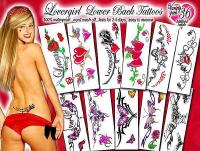 Bachelorette Party Lower Back Temporary Tattoos